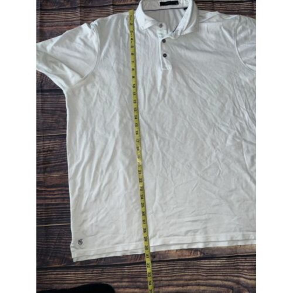 Greyson Short Sleeve Polo Shirt Light Gray Men Size XXL 2XL Fox Logo - Picture 3 of 5
